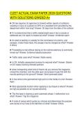 CLEET ACTUAL EXAM PAPER 2026 QUESTIONS&NewLine;WITH SOLUTIONS GRADED A&plus;