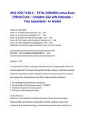 WGU D355 TASK 2 &ndash; TOTAL REWARDS Actual Exam 2026&sol;2027 &vert; Official Exam &ndash; Complete Q&A with Rationales &ndash; Pass Guaranteed - A&plus; Graded