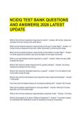 NCIDQ TEST BANK QUESTIONS AND ANSWERS&vert; 2026 LATEST UPDATE