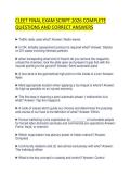 CLEET FINAL EXAM SCRIPT 2026 COMPLETE&NewLine;QUESTIONS AND CORRECT ANSWERS
