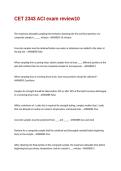 CET 2343 ACI exam review questions with complete solutions