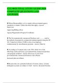 CLG 0010 FINAL STUDY GUIDE 2026&NewLine;COMPLETE QUESTIONS AND&NewLine;ANSWERS&period;