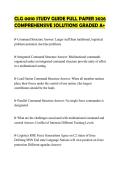 CLG 0010 STUDY GUIDE FULL PAPER 2026&NewLine;COMPREHENSIVE SOLUTIONS GRADED A&plus;