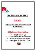 NCSBN Exams PDF &vert; Questions and Answers &vert; 2026 Exam Prep & Study Guide