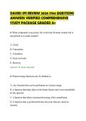DAVIES SPI REVIEW 2026 1704 QUESTIONS&NewLine;ANSWERS VERIFIED COMPREHENSIVE&NewLine;STUDY PACKAGE GRADED A&plus;