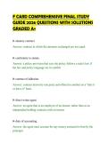 F CARD COMPREHENSIVE FINAL STUDY&NewLine;GUIDE 2026 QUESTIONS WITH SOLUTIONS&NewLine;GRADED A&plus;