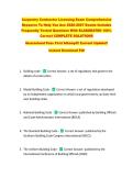 Carpentry Contractor Licensing Exam Comprehensive &NewLine;Resource To Help You Ace 2026-2027 Exams Includes &NewLine;Frequently Tested Questions With ELABORATED 100&percnt; &NewLine;Correct COMPLETE SOLUTIONS &NewLine;Guaranteed Pass First Attempt&excl;&excl; Current Update&excl;&excl; &NewLine;Instant Download Pdf