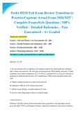 HESI Exit Exam RN Complete Bundle Actual Exam 2026&sol;2027 &ndash; 100&percnt; Verified &vert; Pass Guaranteed &ndash; Detailed Rationales &ndash; A&plus; Graded