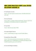 HBX CORE PRACTICE SCRIPT 2026 TESTED&NewLine;SOLUTIONS GRADED A&plus;