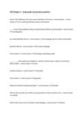 CSD Chapter 2 &ndash; study guide and practice questions