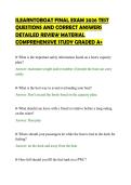 ILEARNTOBOAT FINAL EXAM 2026 TEST&NewLine;QUESTIONS AND CORRECT ANSWERS&NewLine;DETAILED REVIEW MATERIAL&NewLine;COMPREHENSIVE STUDY GRADED A&plus;