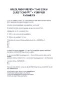 WILDLAND FIREFIGHTING EXAM QUESTIONS WITH VERIFIED ANSWERS&NewLine;&NewLine;