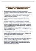 JURI 2990 TEST 4 QUESTIONS AND CORRECT ANSWERS 100&percnt; VERIFIED 2026-2027&excl;&excl;