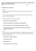 CSD 315 &ndash; Practice Test Questions&comma; Kahoot & Quiz Questions&comma; Final Exam &ndash; comprehensive study guide and exam preparation material