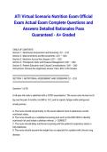 ATI Virtual Scenario Nutrition Exam Official Exam 2026&sol;2027 Actual Exam Complete Questions and Answers Detailed Rationales Pass Guaranteed - A&plus; Graded