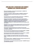 JURI 2990 TEST 3 QUESTIONS AND CORRECT ANSWERS 100&percnt; VERIFIED 2026-2027&excl;&excl;