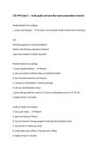 CSD 444 Exam 1 &ndash; study guide and practice exam preparation material