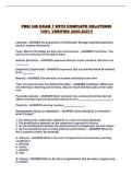 PBSI 340 EXAM 1 WITH COMPLETE SOLUTIONS 100&percnt; VERIFIED 2026-2027&excl;&excl;