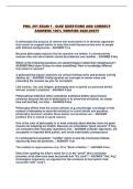 PHIL 251 EXAM 1 - QUIZ QUESTIONS AND CORRECT ANSWERS 100&percnt; VERIFIED 2026-2027&excl;&excl;