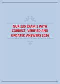 Nursing Fundamentals NUR 130&comma; NUR 130&comma; Nursing Program&comma; 2026 &mdash; Practice exam questions with correct and verified answers