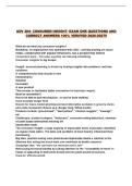 ADV 284- CONSUMER INSIGHT- EXAM ONE QUESTIONS AND CORRECT ANSWERS 100&percnt; VERIFIED 2026-2027&excl;&excl;