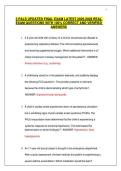 PALS Updated Final Exam 2025&ndash;2026 Pediatric Advanced Life Support Practice Questions with Verified Answers Study Guide