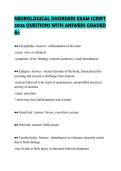 NEUROLOGICAL&lowbar;DISORDERS&lowbar;EXAM&lowbar;SCRIPT&lowbar;2026&lowbar;QUESTIONS&lowbar;WITH&lowbar;ANSWERS&lowbar;GRADED