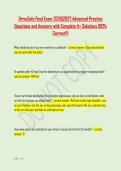 DriveSafe Final Exam 2026&vert;2027 Advanced Practice &NewLine;Questions and Answers with Complete A&plus; Solutions 100&percnt; &NewLine;Correct&excl;&excl;&excl;