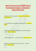  Indiana For-Hire License Exam 2026&vert;2027 Advanced &NewLine;Practice Questions and Answers with Complete A&plus; &NewLine;Solutions 100&percnt; Correct&excl;&excl;&excl;