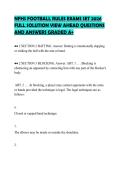 NFHS&lowbar;FOOTBALL&lowbar;RULES&lowbar;EXAMS&lowbar;SET&lowbar;2026&lowbar;FULL&lowbar;SOLUTION&lowbar;VIEW&lowbar;AHEAD&lowbar;QUESTIONS