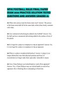 NFHS&lowbar;FOOTBALL&lowbar;RULES&lowbar;FINAL&lowbar;PAPER&lowbar;EXAM&lowbar;2026&lowbar;PRACTICE&lowbar;SOLUTION&lowbar;TESTED