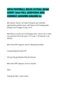 NFHS&lowbar;FOOTBALL&lowbar;RULES&lowbar;ACTUAL&lowbar;EXAM&lowbar;SCRIPT&lowbar;2026&lowbar;FULL&lowbar;QUESTIONS&lowbar;AND&lowbar;CORRECT