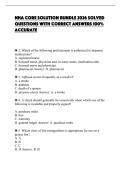 NHA&lowbar;CORE&lowbar;SOLUTION&lowbar;BUNDLE&lowbar;2026&lowbar;SOLVED&lowbar;QUESTIONS&lowbar;WITH&lowbar;CORRECT&lowbar;ANSWERS&period;