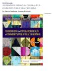 Foundations for Population Health in Community&sol;Public Health Nursing 6th Edition &vert; Complete Study Guide&comma; Test Bank & Exam Prep Bundle 2026