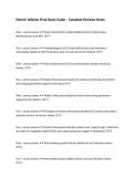 Electric Vehicles Final Study Guide &ndash; Complete Revision Notes
