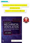 Test Bank for Pilbeam&rsquo;s Mechanical Ventilation 8th Edition &lpar;by James M&period; Cairo&rpar; &vert; Complete Exam Questions&comma; Verified Answers & NCLEX&sol;RT Prep Bundle 2026