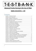Advanced Practice Nursing Test Bank&colon; Care of Older Adults - 3rd Ed - PDF