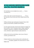 NJ TAX ASSESSORS CERTIFICATION PAPER&NewLine;2026 FULL SOLUTION GRADED A&plus;&NewLine;