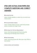 DTSA 5001 ACTUAL EXAM PAPER 2026&NewLine;COMPLETE QUESTIONS AND CORRECT&NewLine;ANSWERS&NewLine;