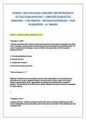BIOS252 &sol; BIOS 252 Exam 3 anatOmy and PhySIOlOgy II&NewLine;actual Exam 2026&sol;2027 &vert; cOmPlEtE Exam-StylE&NewLine;QuEStIOnS &vert; 100&percnt; VErIfIEd &ndash; dEtaIlEd ratIOnalES &ndash; PaSS&NewLine;guarantEEd &ndash; a&plus; gradEd