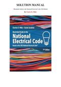 Solutions Manual and Answer Guide for Illustrated Guide to the National Electrical Code&comma; 9th Edition by Charles Miller Chapter 1-19 &vert; All Chapters