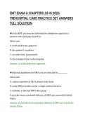 EMT EXAM 6 CHAPTERS 33-41 2026&NewLine;PREHOSPITAL CARE PRACTICE SET ANSWERS&NewLine;FULL SOLUTION