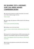 EMT JBLEARNING TESTS 4 ASSESSMENT&NewLine;SCRIPT 2026 VERIFIED ANSWERS&NewLine;COMPREHENSIVE REVIEW