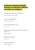 ESTHETICIAN WRITTEN EXAMPREP&NewLine;PRACTICE 100 QUESTIONS COMPLETE&NewLine;SOLUTIONS 2026 GRADED A&plus;&NewLine;
