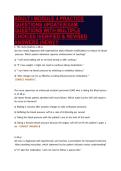 ADULT I MODULE 4 PRACTICE&NewLine;QUESTIONS UPDATE&vert;EXAM&NewLine;QUESTIONS WITH MULTIPLE&NewLine;CHOICES &vert;VERIFIED & REVISED&NewLine;ANSWERS &lpar;NEW&rpar;&excl;&excl;&excl;
