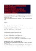 EXAM MODE&colon; COMPREHENSIVE&NewLine;EXAM A UPDATE&vert;&NewLine;QUESTIONS WITH MULTIPLE&NewLine;CHOICES &vert;VERIFIED & REVISED&NewLine;ANSWERS &lpar;NEW&rpar;&excl;&excl;&excl;