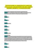 Certified Medical Administrative Assistant &lpar;CMAA&rpar; Exam Practice Questions and Answers