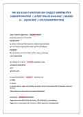 NSG 322 EXAM 4 QUESTIONS AND CORRECT ANSWERS WITH&NewLine;COMPLETE SOLUTION &vert; LATEST UPDATE 2026&sol;2027 &vert; GRADED&NewLine;A&plus; &vert; bRAND NEW &vert; 100&percnt; GUARANTEED PASS 
