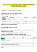 D076 OA Test Prep Practice Questions and AnswBusiness Fundamentals&NewLine;&bull; D076 OAers