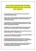 NSG-322 FINAL REVIEW QUESTIONS AND CORRECT&NewLine;ANSWERS WITH COMPLETE SOLUTION &vert; NEW UPDATE&NewLine;2026 &vert; GRADED A&plus; 